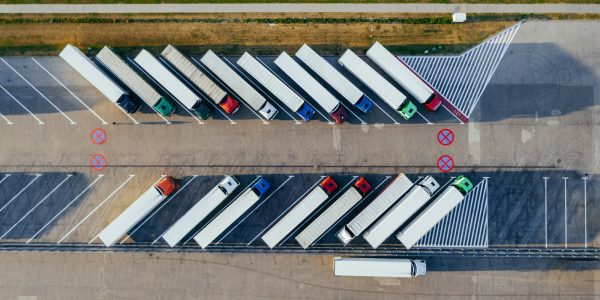 Photo by Marcin Jozwiak parked trucks